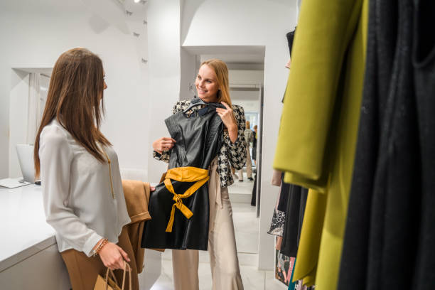istock Difficult Choice at a Fashion Boutique 1470838185