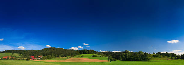 istock sumer landscape at Germany wiht blue sky and mountain 147084333