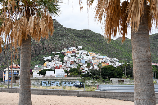 San Andrés de Tenerife, Canary Islands, Spain, February 8, 2023 - View of the town of San Andrés in Tenerife, Canary Island.