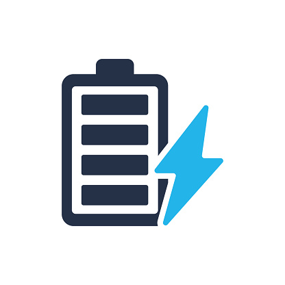 istock Battery icon. Single solid icon. Vector illustration. For website design, logo, app, template, ui, etc. 1470846851