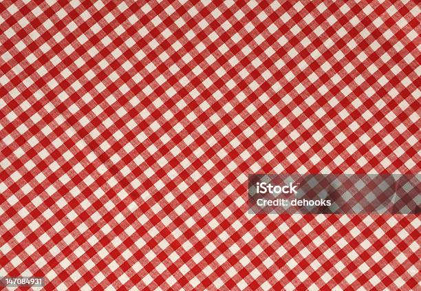 Vichy Rosso Sfondo - Fotografie stock e altre immagini di A quadri - A quadri, Bianco, Composizione orizzontale