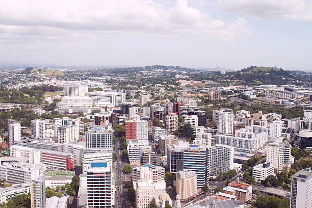istock Aerial view on Auckland 147085167