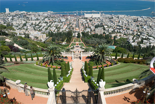 istock Bahai Garden Temple in Haifa, Israel 147085501
