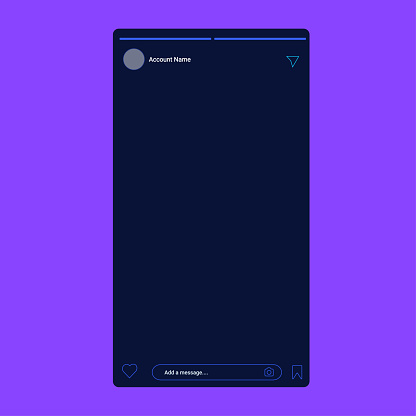 Daily Post Background Story Daily Post Design Template Stock Illustration - Download Image ...
