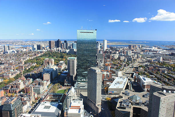 istock Aerial View of the Boston Skyline 147085980