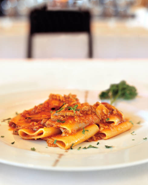 istock Pasta with meat sauce 1470871715
