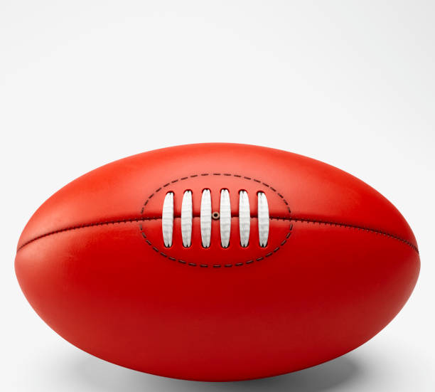 Aussie Rules Ball stock photo