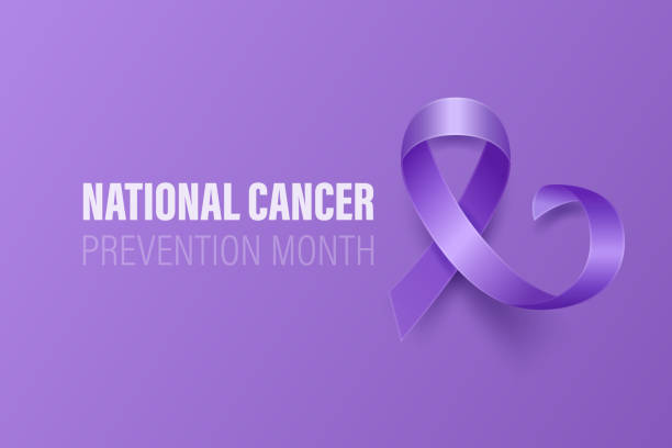 istock National Cancer Prevention Month Banner, Card, Placard with Vector 3d Realistic Lavender Ribbon on Lavender Background. Cancer Prevention Awareness Month Symbol Closeup. World Cancer Day Concept 1470878086