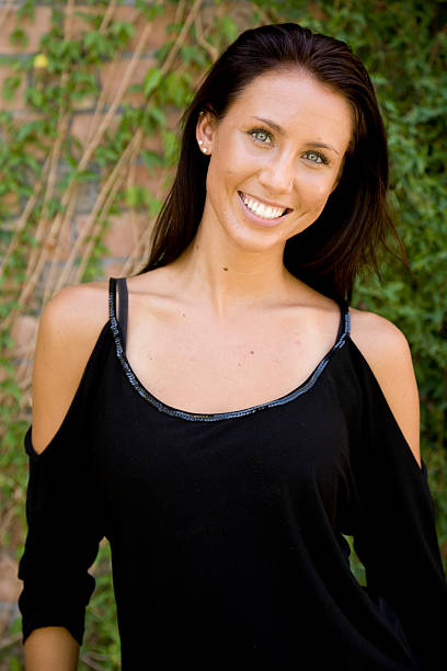 Retrato de mujer - foto de stock