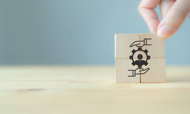 istock Human Resources HR management. Recruitment employees and enhancing competency on career path. Employee engagement and support to achieve common goals. Employee benefits management. 1470881586