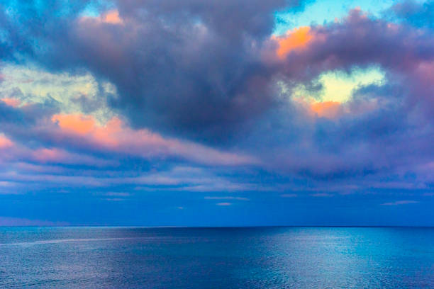 lever de soleil sur la mer