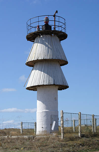 Lighthouse in Crimea stock photo