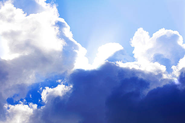 Cloudy sky stock photo