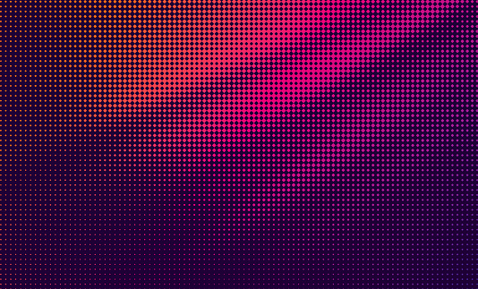 Half tone dot pattern background with motion blur