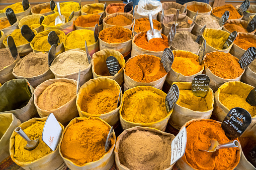 The East Bazaar in Jerusalem - spices
