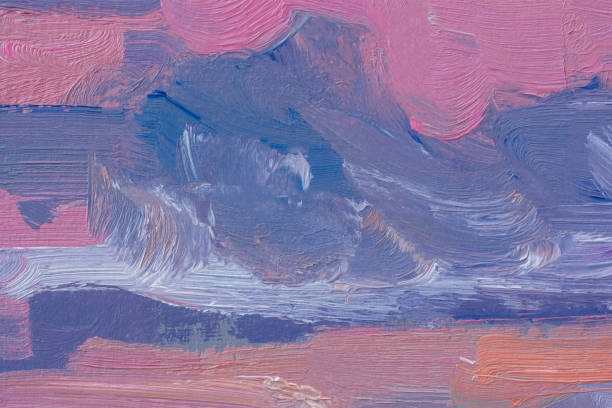 istock Abstract multicolored background oil painting. 1470892358