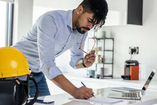 istock Young African businessman working 1470901544