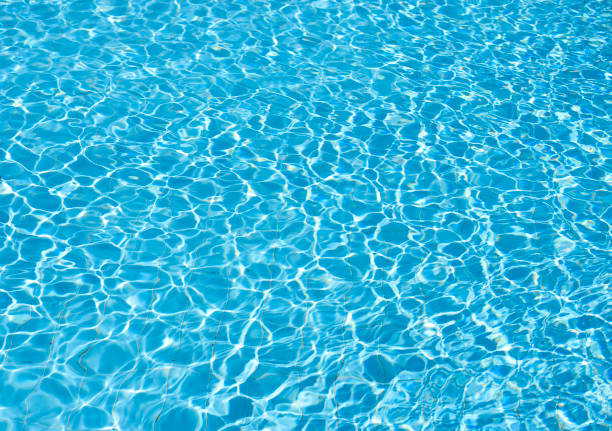 istock Confused reflections in a pool create patterns amidst the ripples, Aqaba, Jordan 1470906396