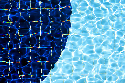 Light Reflections in Pool Water