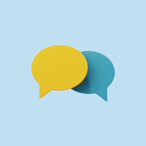 istock 3d render of chat bubble icon. Communication or comment chat symbol. 1470909500