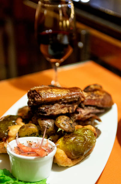 istock Baked guinea pig in peru with wine 1470913513