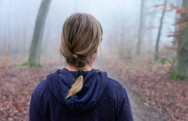 Free Stock Photo of Back side view of woman in forest | Download Free ...