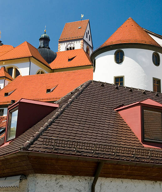 istock Red tile roof, Castle, Germany 147092131