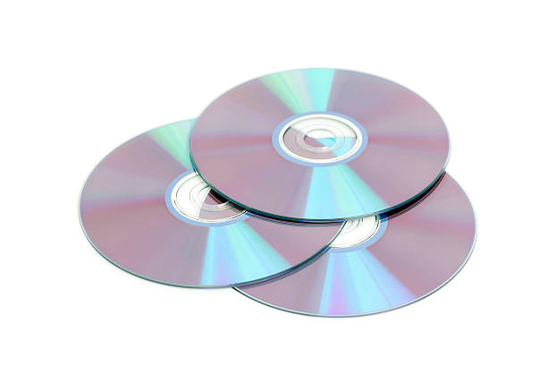 istock Many CD's isolated on the white background 147092250