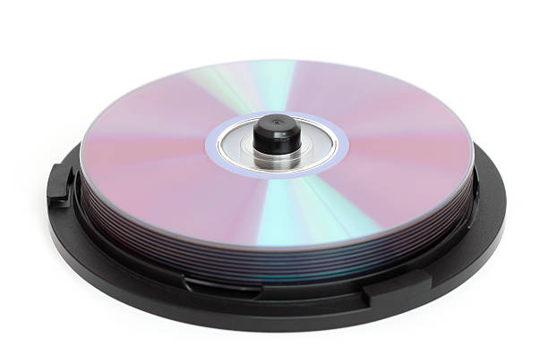 istock Many CD's isolated on the white background 147092258