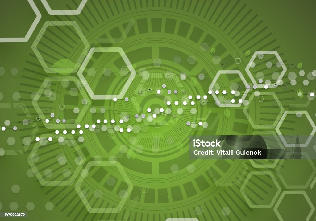 Michigan Tech Computer Background High Tech Eco Green Infinity Computer Technology Concept Background ...