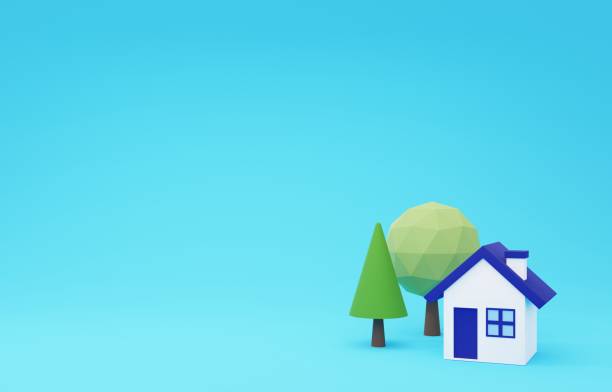 istock 3d image of a cute little house 1470923230