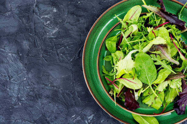 istock Fresh salad with mixed greens 1470924468