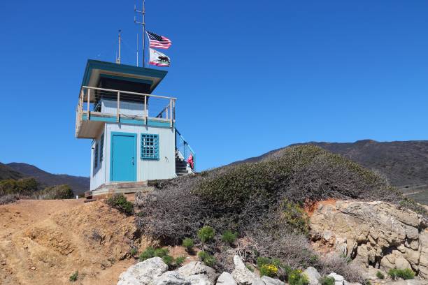 Life guard tower in California