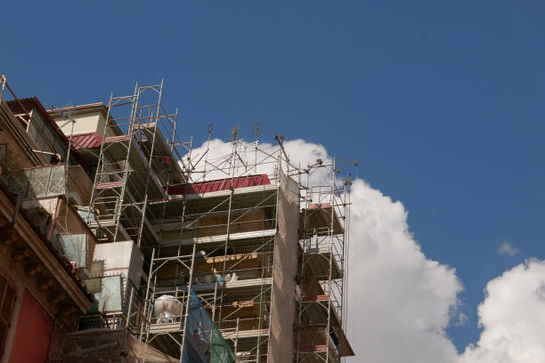 istock renovation works on the facade of a building 1470925319