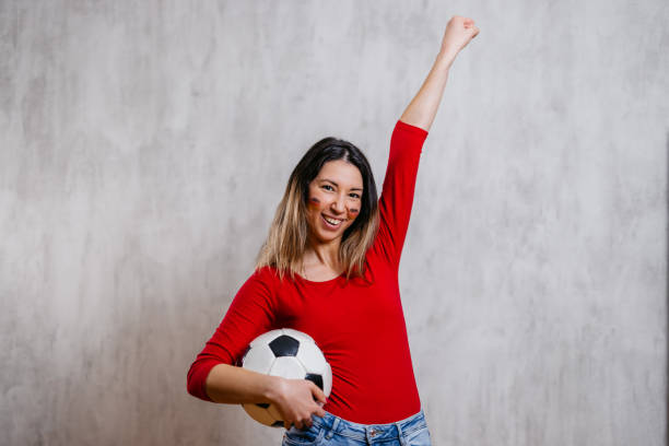 istock Young Female German Soccer Fan 1470932143