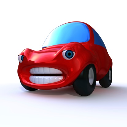 Cartoon Car 3d Red Stock Photo - Download Image Now - Anthropomorphic,  Black Color, Blue - iStock