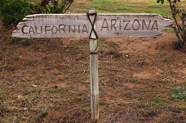 Cтоковое фото Знак/Аризона, Калифорния