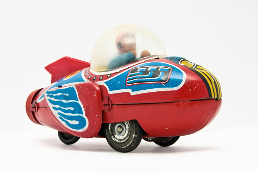  old rocket toy (from 1960s )