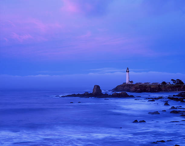 istock Pigeon Point Lighthouse at dawn - San Mateo County,  California 147093665