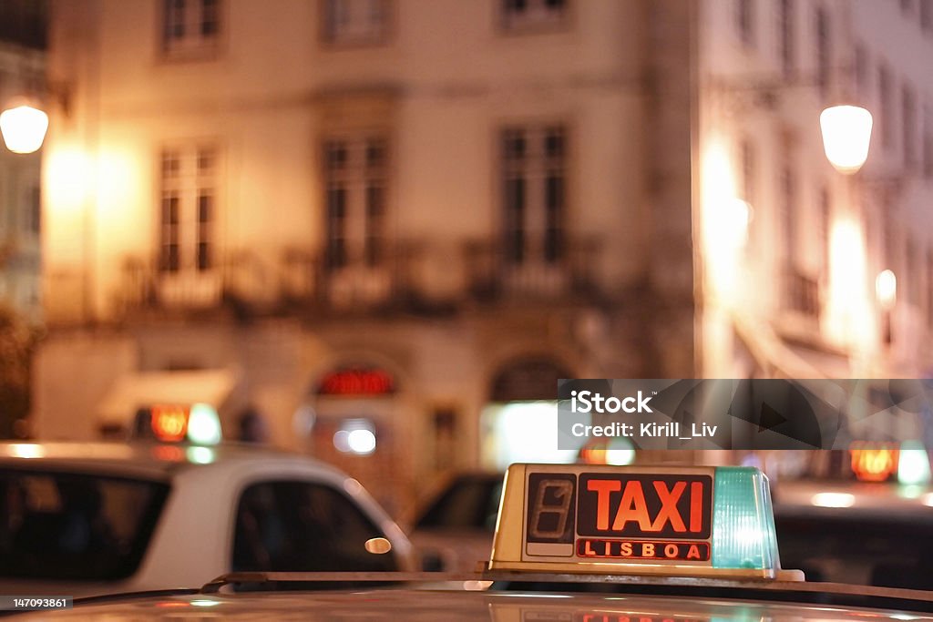Lissabon такси - Стоковые фото Водить роялти-фри