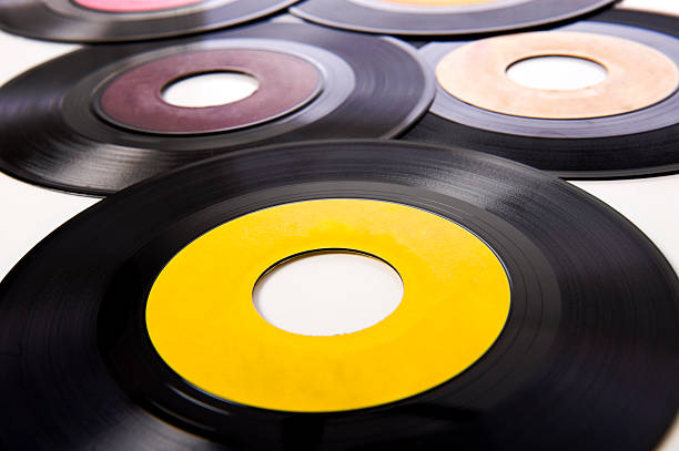 istock Vintage Record Albums 147093891