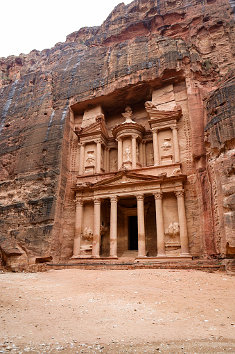 The Treasury at Petra, Jordan.