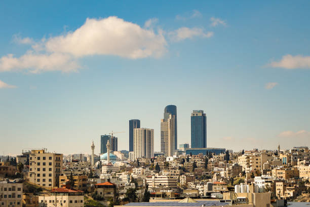 Amman skyline stock photo
