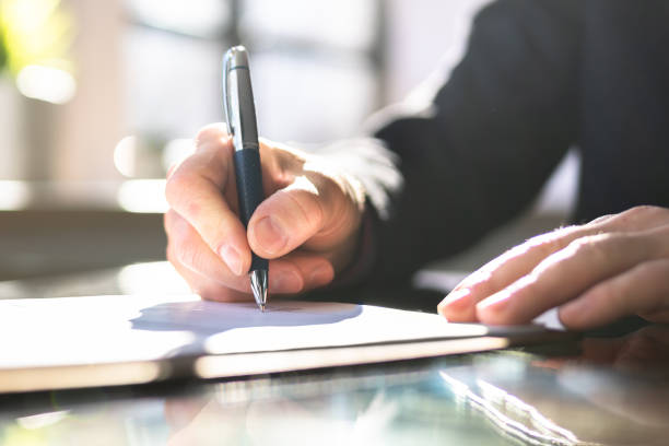 istock Signing Business Contract Document Or Agreement 1470940590
