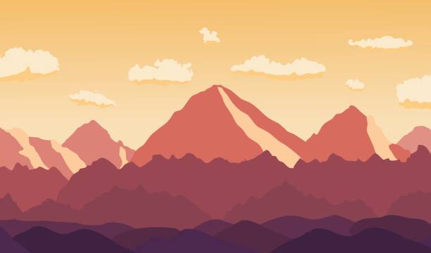 70+ Mountain View Background Illustrations, Royalty-Free Vector Graphics &  Clip Art - iStock