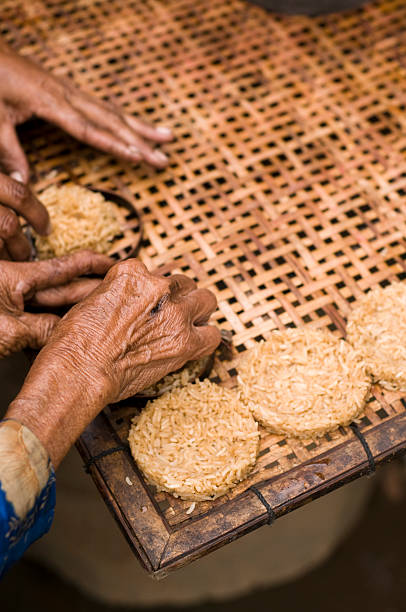 Domowy ryżu pliki cookie – zdjęcie