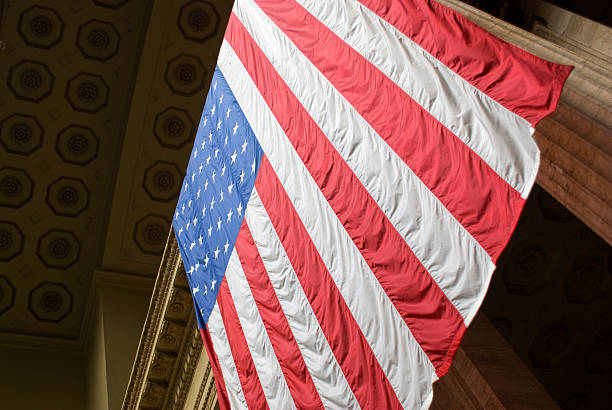 istock American Flag at Union Station 2 147094863