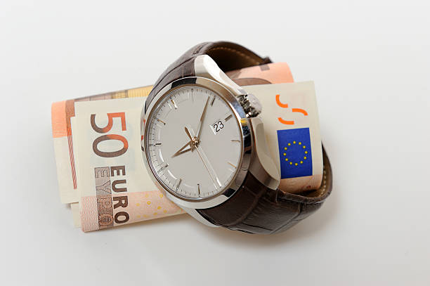 Time is money stock photo