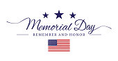 Memorial Day USA Background Greeting Card