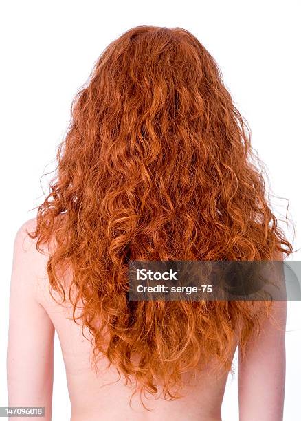 Photo libre de droit de Magnifique Cheveux Bouclés Rouge banque d'images et plus d'images libres de droit de Cheveux frisés - Cheveux frisés, Vue de dos, Cheveux roux